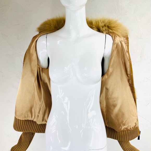 Vintage Fox Fur knitted sleeve jacket - Picture 9 of 15